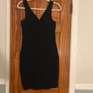 Express Denim Pleated Dress